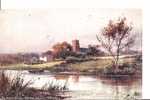 The Norfolk Broads - Belaugh Church. Nr Wroxham. (Raphael Tuck, Oilette) - Other & Unclassified