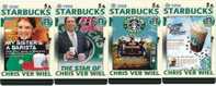 B04043 China Phone Cards Starbucks Coffee 4pcs - Alimentation