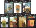 B04045 China Phone Cards Starbucks Coffee 7pcs - Alimentación