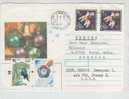 USSR Cover Sent To Sweden 1989 With More Topic Stamps - Covers & Documents