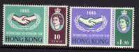 Hong Kong - 1965 - International Co-operation Year - MH - Unused Stamps