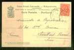 LUXEMBOURG 1904  S/CP Illustrée UPU Pour La France - 1895 Adolphe Profil