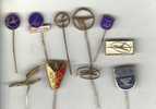 Aviation 10 Different Pins Badges - Loten