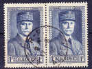 Algérie N°168 Oblitéré En Paire - Used Stamps