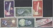 Tsjechoslowakije Tchècoslovaquie 1961 Yvertn° 1132-37 *** MNH Cote 7,50 Euro L' Espace - Nuevos