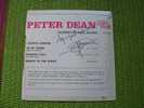 PETER DEAN °  AUTOGRAPHE  SUR VINYLE 45 TOURS - Autógrafos