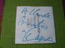 LAURENCE  DARPY   °  AUTOGRAPHE  SUR VINYLE 45 TOURS   PARIS  FOLIES BERGERE  AVRIL 1980 - Autographs