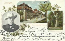 AK Bad Kissingen Bismarck Denkmal Obere Saline Color 1902 #11 - Bad Kissingen