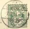 Ziffer, 5 Rp.grün   "unten Ungezähnt"       1905 - Errores & Curiosidades