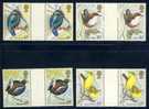 1980 Great Britain Complete Set Of 4 MNH Stamps In GUTTER PAIRS " Birds " - Nuovi