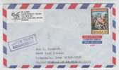 Spain Air Mail Cover Sent To USA - Brieven En Documenten