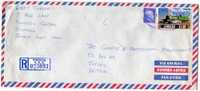 Jamaique: 1989 Lettre Avion R Avec Timbres Train "projector" Et Série Courante - Jamaique (1962-...)