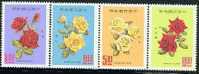 1969 Rose Stamps Flower Flora Plant - Rosen