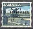 1 W Valeur Used, Oblitérée - JAMAICA - JAMAIQUE - Palisadoes International Airport * 1969  - N° 1261-24 - Jamaica (1962-...)