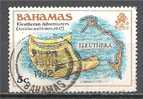 1 W Valeur Used, Oblitérée - BAHAMAS - ELEUTHERAN ADVENTURERS - N° 1261-32 - Bahamas (1973-...)