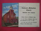 Grafton WV  Andrews Methodist Church   Linen 1970 Cancel   {Ref 105} - Other & Unclassified