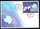 FDC, 2009, Année Polaire Internationale, Antarctique - Manchot Pingouin – Polar Year, Penguin,Map. - International Polar Year