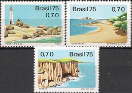 BRAZIL - COMPLETE SET BRAZILIAN BEACHES 1975 - MNH - Neufs