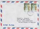 Spain Air Mail Cover Sent To USA 2001 With 2 EUROPA CEPT Stamps - Lettres & Documents