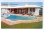 LP04 Palm Springs, California, CA, Postcard, Bob Hope's Home & Swimming Pool. - Palm Springs