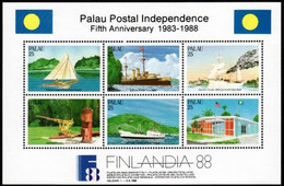 PALAU..1988..Michel  # 235-240...FULL LEAF...MNH. - Palau