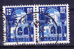 Algérie N°314  Oblitéré En Paire - Used Stamps
