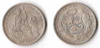 PERU   1    SOL     1924      ARGENT - Pérou