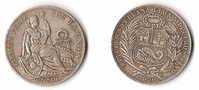 PEROU  1  SOL  1930   ARGENT - Peru