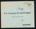 Belgique 1918 Lettre Avec Càd ANTHISNES + PAYE (FORTUNE) + 0,10. - Fortune Cancels (1919)