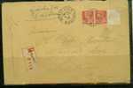 FRANCE 1927 N° Usages Courants Obl. S/Lettre Entiére Recommandée - Covers & Documents