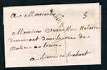 Belgique Précurseur 1810 Lettre Avec Marque "97/NAMUR" - 1794-1814 (Periodo Francese)