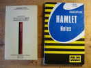 CRITICAL ESSAYS ON SHAKESPEARE´S HAMLET + LIVRE(T) D´ETUDES COLES NOTES - LOT DE 2 LIVRES En Anglais - Classics