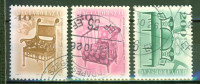 Fauteuil De 1935 - Canapé 1810 - Fauteuil De 1896 - HONGRIE - Mobilier - N° 3737-3769-3771 - 2001 - Used Stamps