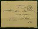 FRANCE 1949 N° UPU Obl. S/Lettre Entiére Recommandée - Brieven En Documenten