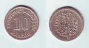 Germany 10 Pfennig 1876 A - 10 Pfennig