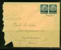 FRANCE LORRAINE 1941 Usages Courants Obl. S/Lettre Entiére - Other & Unclassified