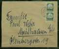 FRANCE ALSACE N° 4 Paire Obl. S/lettre Entiére - Other & Unclassified