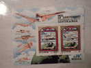 1980 Korea Foglietto Francobolli 25 Anniversary Of The First Post War Flight Of Lufthansa Nuovo Con Annullo - Korea (...-1945)