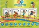 Error,rare Stamp,red Colour Shifted,tiger,badminton,wrestling,athletics,commonwealth Games,shooting,tennis,weight,india - Unused Stamps