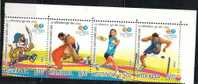 Error,shuttle Missing,blue Colour Partially Missing,tiger,badminton,wrestling,commonwealth Games, India - Unused Stamps