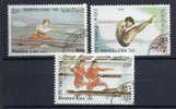 JO92 - Jeux Olympiques 1992, Barcelona , Timbres Du Laos - Ete 1992: Barcelone