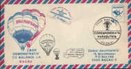 Romania-Envelope Occasionally 1991- Balloon Flight Demonstration In Bacau - Montgolfières