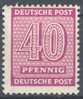 SBZ West-Sachsen Michel 136 Ywb Geprüft Postfrisch/neuf Sans Charniere/MNH - Postfris