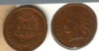 USA  UNITED STATES 1 CENT  INDIAN HEAD  FRONT  WREATH BACK  DATED 1902  KM?  READ DESCRIPTION CAREFULLY !!! - 1859-1909: Indian Head
