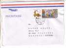 GOOD CZECH Postal Cover To ESTONIA 2005 - Good Stamped - Lettres & Documents