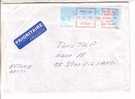 GOOD FRANCE Postal Cover To ESTONIA 1996 With Automat Label - Brieven En Documenten