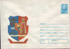 Romania-Postal Stationery Cover 1980-Coat Of Arms  Medias-unused - Enveloppes