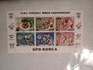 1981 Korea Foglietto Francobolli Espana 1982 Football World Championship Espana Nuovo Con Annullo - Corée (...-1945)