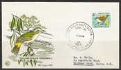 S795.-.AUSTRALIA .-. 1964 .-. SCOTT #: 367 .-. FDC CIRCULATED TO UK. - BIRDS / AVES .-. YELLOW-TAILED THORNBILL - Hirondelles