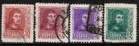 SPAIN   Scott #  658-61  F-VF USED - Gebruikt